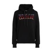 Hoodie Versace Jeans Couture , Black , Dames