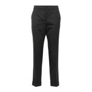 Grijze Wollen Broek Etro , Gray , Dames