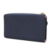 Pre-owned Leather wallets Louis Vuitton Vintage , Blue , Dames