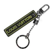 Pre-owned Leather key-holders Louis Vuitton Vintage , Black , Dames