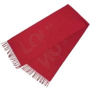 Pre-owned Cashmere scarves Louis Vuitton Vintage , Red , Dames