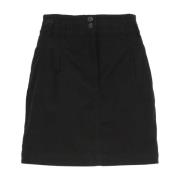 Zwarte Corduroy Mini Rok A.p.c. , Black , Dames