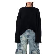 Zwart Oversized Gebreide Kleding Aw24 The Attico , Black , Dames