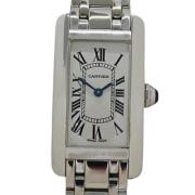 Pre-owned White Gold watches Cartier Vintage , White , Dames