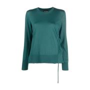 Ronde Hals T-shirt Emporio Armani , Green , Dames