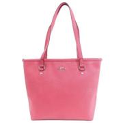 Pre-owned Leather totes Coach Pre-owned , Pink , Dames