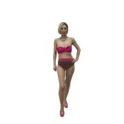 Stijlvol Bikini Set F**k , Multicolor , Dames