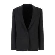 Stretch Houtskool Blazer Philosophy di Lorenzo Serafini , Gray , Dames