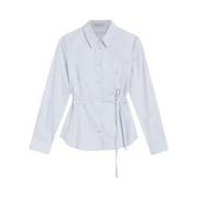 Lange mouw shirt Trussardi , Blue , Dames