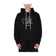 Hoodies Palm Angels , Black , Heren