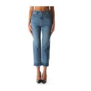 Hoge kwaliteit Cropped Jeans voor vrouwen Versace Jeans Couture , Blue...