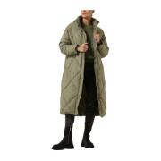 Dames Jassen Puffer Diamond Notre-v , Green , Dames