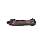 Dames Ballerina's Kl-4528 Notre-v , Brown , Dames