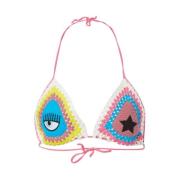 Stijlvolle Bikini Top Chiara Ferragni Collection , Multicolor , Dames