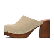 Dames Clogs 8726 Notre-v , Beige , Dames