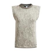 Ronde hals T-shirt Guess , Gray , Dames