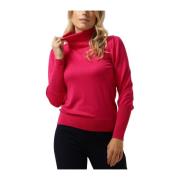 Dames Truien & vesten Basic Knit Blouse Notre-v , Pink , Dames