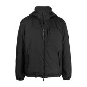 Down Jackets Giorgio Armani , Black , Heren