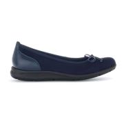 Moderne Suede Ballerina Gabor , Blue , Dames