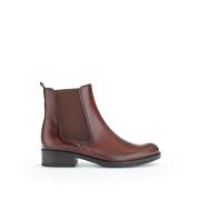 Moderne Chelsea Boots van glad leer Gabor , Brown , Dames