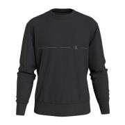 Sweatshirt met ronde hals Calvin Klein Jeans , Black , Heren