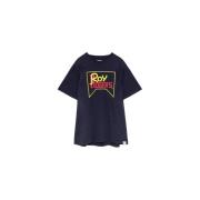 Korte Mouw T-shirt Roy Roger's , Blue , Heren