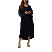 Dames Jurken Nv-belle Midi Dress Notre-v , Blue , Dames