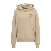 Dames Hoodie Bakum Fila , Beige , Dames