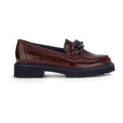 Bordeaux Patent Loafers Gabor , Red , Dames