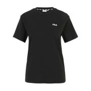 Dames Biendorf T-shirt, Katoen Gemaakt Fila , Black , Dames