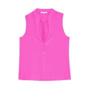 Veelzijdige Mouwloze Blouse Patrizia Pepe , Pink , Dames