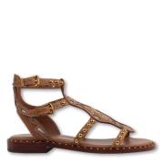 Studded Flat Sandals ASH , Brown , Dames