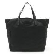 Pre-owned Leather totes Gucci Vintage , Black , Dames