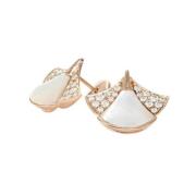 Pre-owned Rose Gold earrings Bvlgari Vintage , Pink , Dames