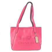 Pre-owned Leather handbags Coach Pre-owned , Pink , Dames