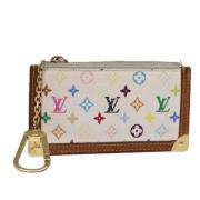 Pre-owned Canvas wallets Louis Vuitton Vintage , Beige , Dames