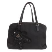 Pre-owned Nylon totes Prada Vintage , Black , Dames