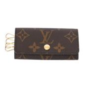 Pre-owned Canvas key-holders Louis Vuitton Vintage , Brown , Dames