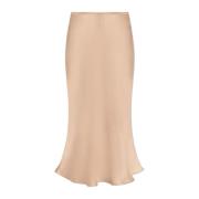 Zijden rok Blumarine , Beige , Dames