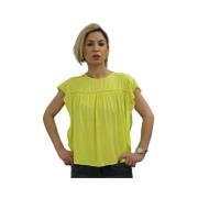 Korte Mouw Blouse Gaudi , Green , Dames