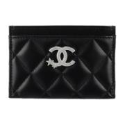 Pre-owned Leather home-office Chanel Vintage , Black , Dames