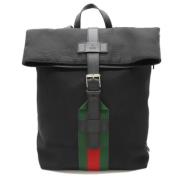 Pre-owned Canvas shoulder-bags Gucci Vintage , Black , Dames