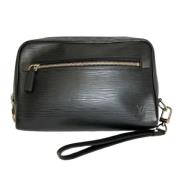 Pre-owned Leather louis-vuitton-bags Louis Vuitton Vintage , Black , D...