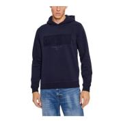 Hoodie Guess , Blue , Heren