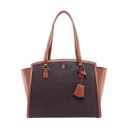 Chantal Grote Logotas Tote Bag Michael Kors , Brown , Dames