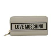 Ritsportemonnee Love Moschino , Gray , Dames