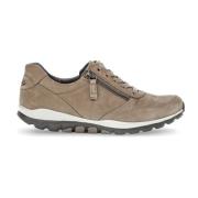 Bruine Nubuck Functionele Mand Rolling Soft Gabor , Beige , Dames