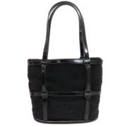 Pre-owned Fabric handbags Salvatore Ferragamo Pre-owned , Black , Dame...