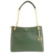 Pre-owned Leather totes Michael Kors Pre-owned , Green , Dames