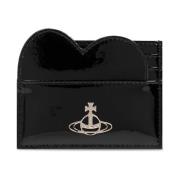 Kaarthouder met logo Vivienne Westwood , Black , Dames